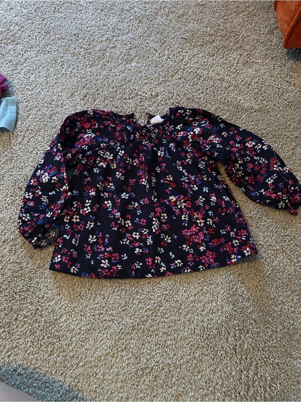 Baby Gap 18-24 Month Floral Blouse